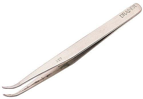 Draper 19672 Pinces brucelles courbes 120 mm