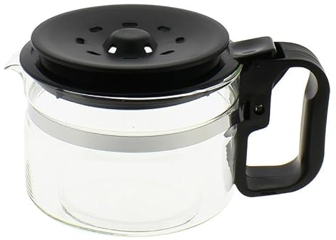 Verseuse couleur noire avec couvercle adaptable 12-15 Tasses A03BLACK pour Cafetière - Expresso broyeur