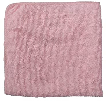 Carré Microfibre Rubbermaid Commercial Products, 30cm x 30cm, Rose (Sachet de 24 carrés) 1820577