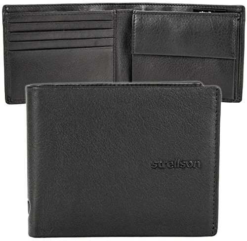 Strellson Carter BillFold H4 4010001190 Herren Geldbörsen, Schwarz (black 900)