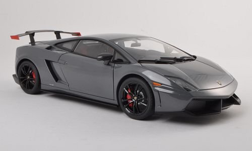 Lamborghini Gallardo LP570 Supertrofeo Stradale, met.-grau/schwarz , 2011, Modellauto, Fertigmodell, AUTOart 1:18