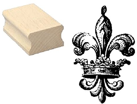 Stempel Holzstempel Motivstempel « LILIE KÖNIGSLILIE » Scrapbooking - Pflanze