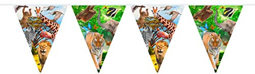 Folat 62007 Safari-Party Girlande - 10 Meter