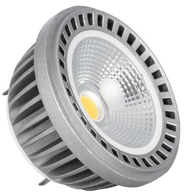 LEDKIA LIGHTING Lampadina LED G53 5W AR111 COB 3000K Bianco Caldo