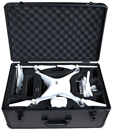 HUL Premium Aluminium Carrying Case for DJI Phantom 4 and Phantom 3