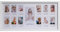 BD ART 23 x 50 cm Cornice multipla - I Mio Primo Anno-per 12 foto 5 x 7 cm e 1 foto 9 x 13 cm, Bianco