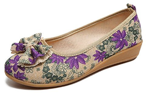 Lazutom, Mocassini Donna, Viola (Purple), 36 EU