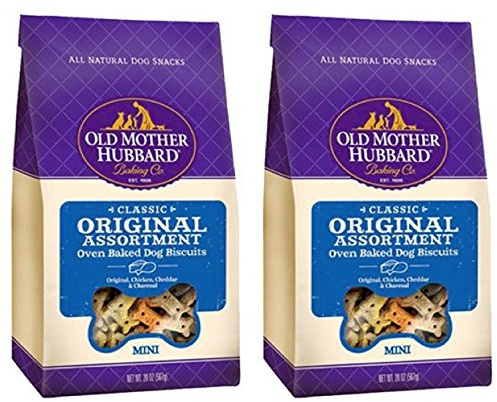 Old Mother Hubbard Crunchy Classic Natural Dog Treats - Original Assortment (2 Pack)