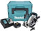 Makita DSS 611 RM1J 18V Li-ion Scie Circulaire sans fil 165mm + Coffret Makpac + 1x Batterie BL1840 4,0 Ah + Chargeur DC 18 RC