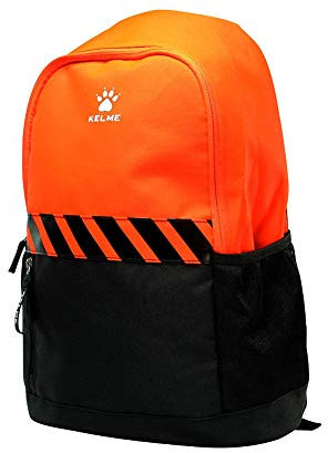 KELME Campus Rucksack, Unisex, Schwarz und Orange, einfarbig