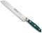 Arcos Cuchillo para pan con Hoja Acero Inoxidable Nitrum 200 mm. Obtenga una gran variedad cortes parau comida. Cuchillo ideal para uso doméstico diario. Serie Brooklyn. Color azul.