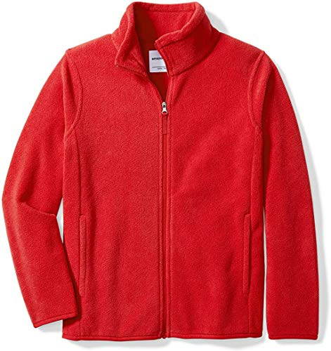 Amazon Essentials Jungen Polar-Fleecejacke mit durchgehendem Reißverschluss und Stehkragen