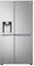 LG Electronics GSJV91BSAE Side-by-Side mit Door-in-Door | EIS-, Crushed Ice- und Wasserspender | 635 Liter Kapazität | Interner Wassertank 4L | Brushed Steel, Silber, 179cm