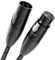 deleyCON 10m Cable de Audio XLR - Calidad de Estudio - de Cobre OFC Puro (AWG24) - Cable para Micrófono con Supresión de EMI y RFI - Con Cierre Metálico y Contactos Chapados en oro - 3 Pines DMX