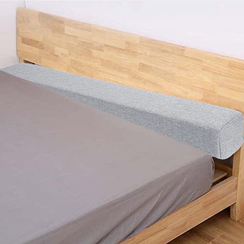 Cuscino per Testata, Cuscino Lungo per Riempimento Spazio Letto, Cuscino Rialzante per Letto Matrimoniale/Singolo, Riempitivo per Cuciture Letto da 150/180/200cm, Ponte per Letto/Prolunga Letto