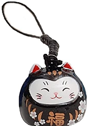 Porte-clés chat porte-bonheur japonais dessin animé Maneki Neko bibelots voiture téléphone accessoire sac pendentif cadeau pour bonne chance et richesse