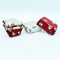 Gesar 80 pezzi Pirottini Muffin Carta - Pirottini Cupcake - Cioccolatini Forno - Stampini per Dolci - Stampi da Forno - Piccoli - Decorazioni natale - Rettangolari - Colore Rosso e Bianco