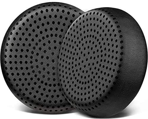 SOULWIT Earpads Replacement for Skullcandy Grind Wired/Wireless Bluetooth On-Ear Headphones, Ear Pads Cushions with Softer Leather, Noise Isolation Foam - Black