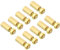 PATIKIL 10mm+6mm M3 Abstand schrauben, 40 Pack Messing Hex PCB Abstands muttern für Mutter bretter, Computer gehäuse, Leiterplatten, Elektronik, Goldton