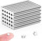 FINDMAG 50 Pcs 4 mm x 2 mm Small Neodymium Magnet, Mini Fridge Magnets, Tiny Cylinder Magnet for Whiteboard, Magnets for Crafts, Photos, Tools, Arts, Hobbies, DIY