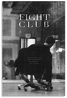 Fight Club Classic Movie 384 Poster, Gemälde, Leinwand, Wandkunst, Wohnzimmer, Poster, Gemälde, 20 x 30 cm