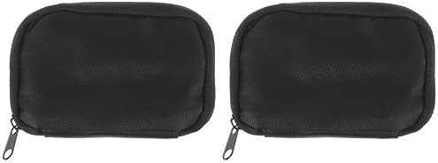 DOITOOL Schoolbag 4 Pcs blood meter storage bag zipper case zippered storage bags portable monitor pouch diabetic case diabetic bag medical shell Organizer Storage Box supplies cloth