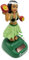 dzqad Solar Wackelfiguren Tanzende Solarfigur hu la Girl Hawaii Mädchen Solar Wackel Figur Tanzende Solarfigur Hawaii Solarbetrieben Tanzende Figur Für Fensterbank Auto Büro (F)