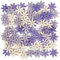 Logbuch-Verlag 72 kleine Holzblumen violett lila beige Blüten Blumen Streuteile Tischdekoration Geburtstag Feste Hochzeit 4 cm fliederfarben