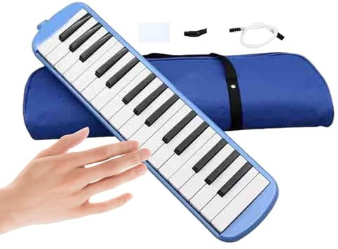 Instrument mélodique, clavier de piano à air à double tube | Instruments de musique stables, mélodique à bouche, mélodique d'orgue pour débutants