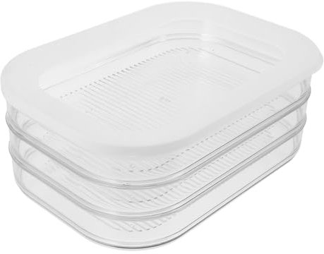 AUTSUPPL Pranzo Sacco Con Carne Contenitore Per Pancetta Contenitori Ermetici Con Coperchio Caso Chiaro Contenitori Frigoriferi Grandi Contenitori Di Stoccaggio Acrilico