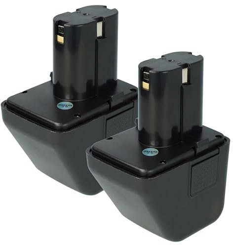 EXTENSILO 2X Akku kompatibel mit Gesipa Firebird 12 V Werkzeug, Blindniet-Setzgerät (3500 mAh, NiMH, 12 V)