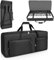 SUNDOY 61 Key Gig Bag for Electric Piano, Keyboard Backpack Case Made from 600D Oxford with 10mm Full Cotton Padding, Lightweight, Durable, & Travel (105x15x43.5-cm)