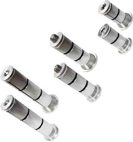 Pirhosigma Bicycle Front Fork Headset Expansion Bolt Screw Compression Plug Suspension Inserts 6 Sizes Core 28.6/31.8mm 24 to 30 mm Expander Reusable CNC Knurling Aluminum Alloy for Mountain Bik