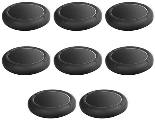 4 Paia Copri Levette Analogiche, Joystick Thumb Grip Cap, Copri Analogici in Silicone, Joystick Caps compatibili con Nintendo Switch/Switch OLED/Switch Lite, Joystick Nintendo Switch (Nero)