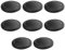 4 Paia Copri Levette Analogiche, Joystick Thumb Grip Cap, Copri Analogici in Silicone, Joystick Caps compatibili con Nintendo Switch/Switch OLED/Switch Lite, Joystick Nintendo Switch (Nero)