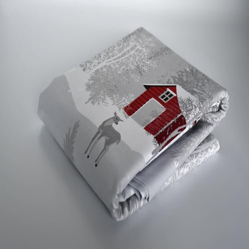 Stoff Virginia Tex, Meterware, Baumwollstoff 100%, große Breite 240 cm, Baumwollstoff 100% Oeko -Tex Standard 100 Unifarben zum Nähen (Ren, 200 cm)