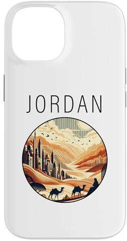 Jordan scenery Art Deco Case for iPhone 14