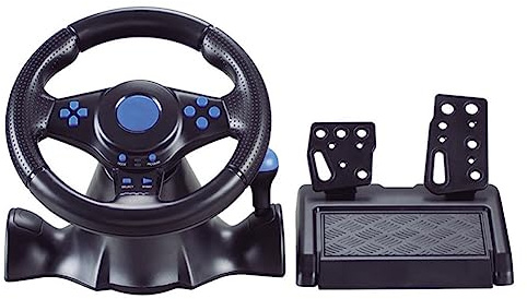 Racing Steering Wheel Dual Clutch Control Steering Wheel With Manual Shifter Vibration Controller for Switch One/360/PS4/PS2/PS3/PC