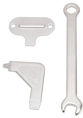 Reparaturwerkzeuge für Nähmaschinen, Kit, Nähmaschinenreparaturschlüsselschraubendreher Kombination, 2 Stück Schraubendreher und 1 -Stück -Schraubenschlüssel 79544 68001808 Iron