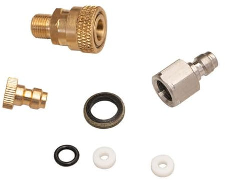 1/8 Inch Bsp Quick Release Coupler Fittings Set,1/8 Bsp Quick Connector,Pump High Pressure Quick Connector,Stainless Steel Air Rifle Accessories,for Pump air Rifles,Pump Airline Fittings.