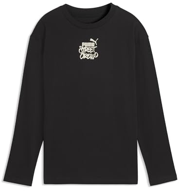 PUMA Jungen MID 90s Relaxed Langarmshirt
