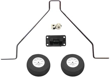 RNXRZANK Landing Gear Set Replaces Wheel Bracket Electric Model Aircraft Landing Gear