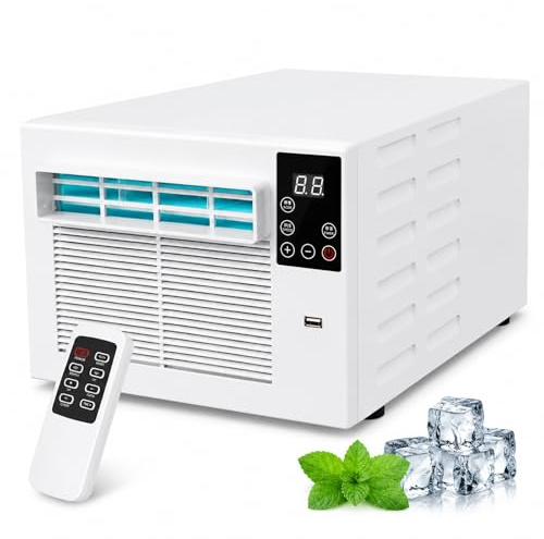Aire Acondicionado Portátil para Caravana, Unidad De Deshumidificación De Aire Acondicionado Rápido, Tamaño Mini para Exteriores 280 W, Aire Acondicionado Portátil para Tienda De Campaña, Cocina, Casa