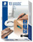 Staedtler Lumocolor Permanent Marker 350-9 Chisel Tip - Black (Pack of 10)