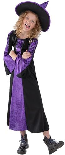 Smiffys,Bewitched Costume, Purple/Black,Large