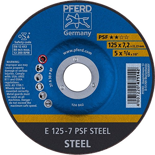 Pferd 62012634 Schruppscheiben E 125-7 A 30 P PSF