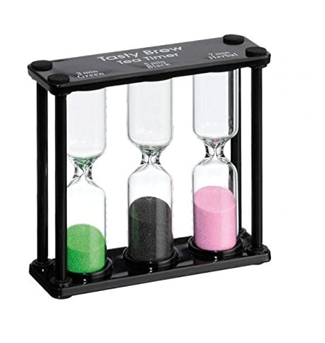 3–5 à 7 minutes sable en verre à thé avec minuterie