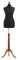 Female Tailors Dummy Black Size 20/22 Dressmakers Fashion Students Mannequin Display Bust With A Dark Wood Tripod Base