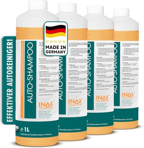 INOX Nano Line Autoshampoo Konzentrat 4x1L, hochdruckreinigergeeignet