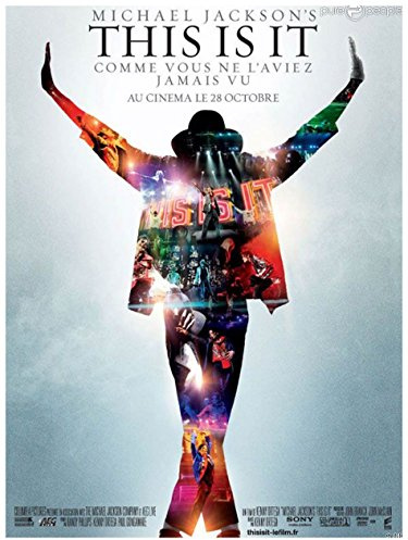 This is It Michael Jackson Kinoposter, groß, 160 x 120 cm, gefaltet